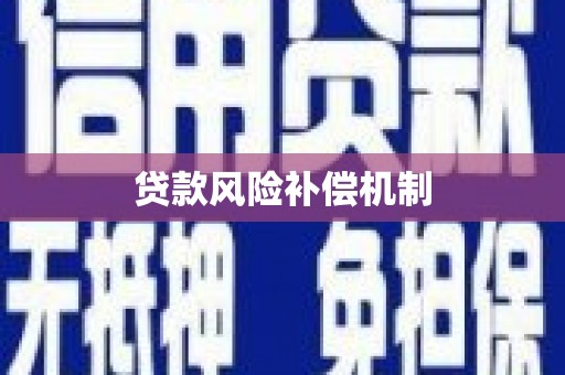 台州贷款风险补偿机制