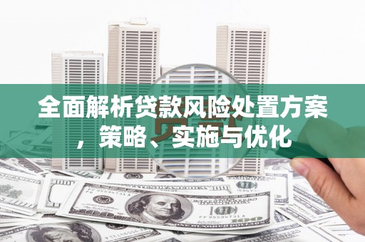 台州全面解析贷款风险处置方案，策略、实施与优化