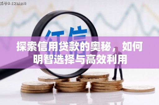 台州探索信用贷款的奥秘，如何明智选择与高效利用