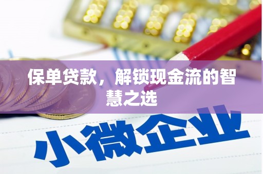 台州保单贷款，解锁现金流的智慧之选