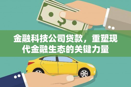 台州金融科技公司贷款，重塑现代金融生态的关键力量