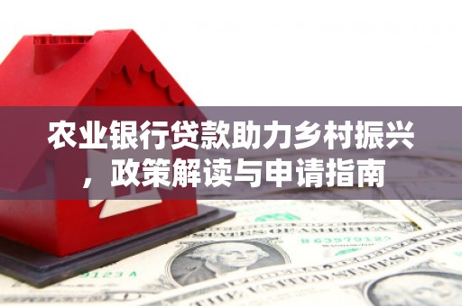 台州农业银行贷款助力乡村振兴，政策解读与申请指南