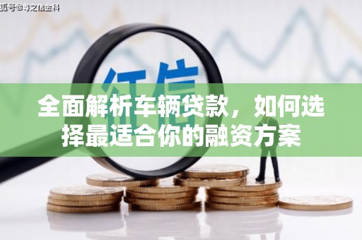 台州全面解析车辆贷款，如何选择最适合你的融资方案