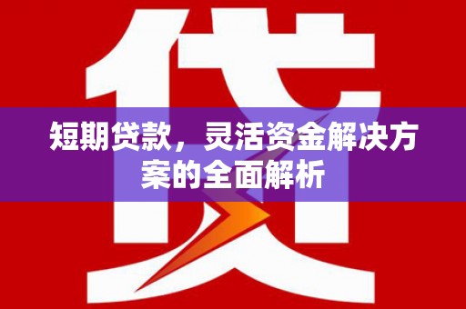 台州短期贷款，灵活资金解决方案的全面解析