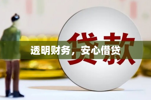 台州透明财务，安心借贷
