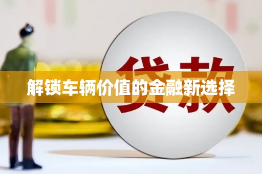 台州解锁车辆价值的金融新选择